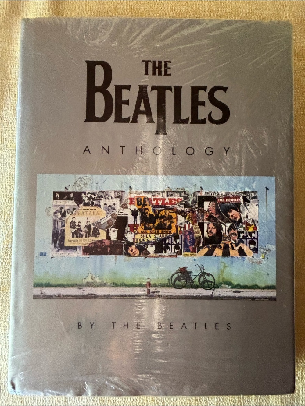 The Beatles Silver Cover Anthology Book with Color Collage